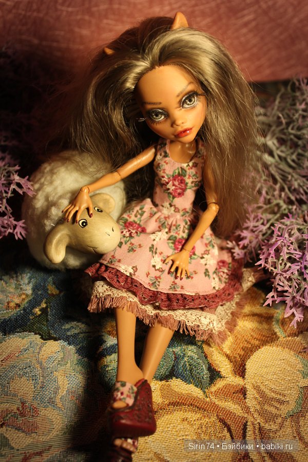 Наша волчица Илва — ООАК Monster High и Ever After High: репейнт