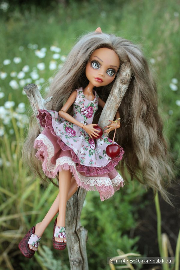 Наша волчица Илва — ООАК Monster High и Ever After High: репейнт