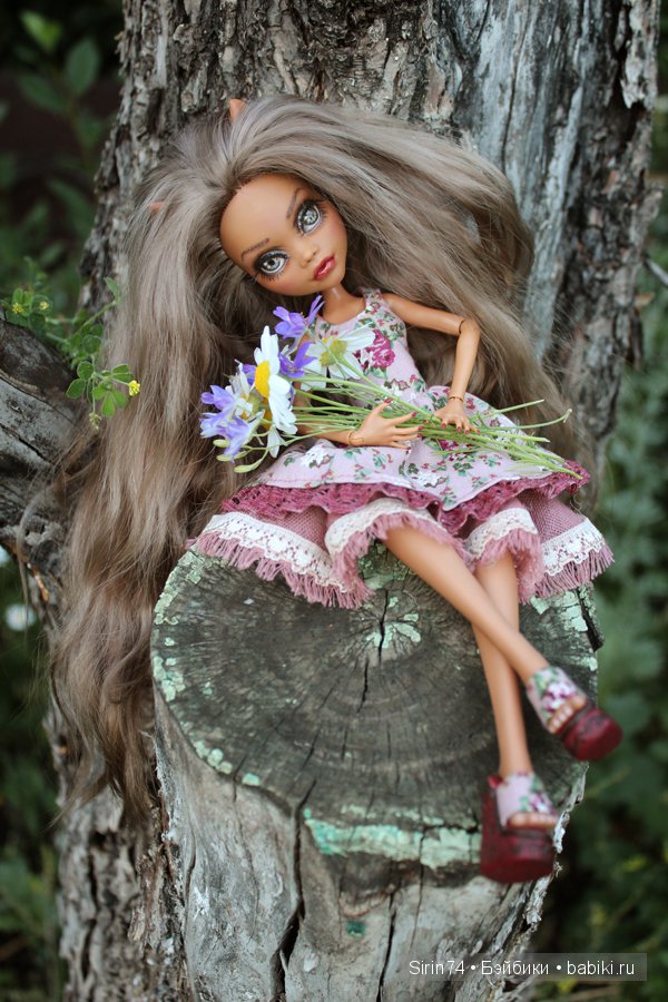 Наша волчица Илва — ООАК Monster High и Ever After High: репейнт