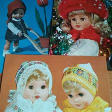 Коллекция открыток КУКЛЫ ГДР, Барби, Итольяночки и др. заключительная