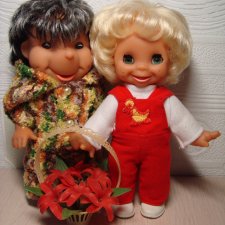 Моя любовь к куклам ГДР. Ёж и Гномики Schalkau