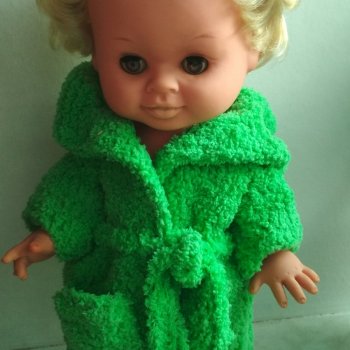 Вязанная одежда для куклы  Топтыжки  ГДР Spielzeug Rauenstein.