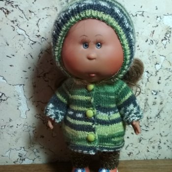 Вязанная одежда для куклы мини Мии 2