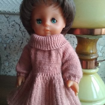 Вязанная одежда для куклы ГДР Biggi