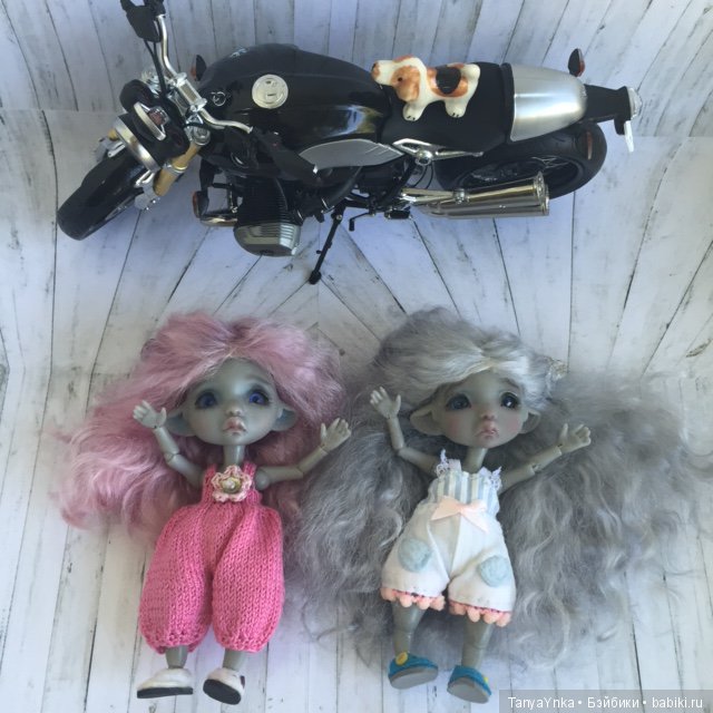 Кротики и крутой байк — Куклы Dust of Dolls (Даст оф Доллс): BJD (БЖД)
