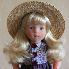 Poupée Sylvia Natterer Minouche 34 Cm – Modèle Inès Blonde, Pour Kathe Kruse (occasion)