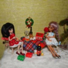 Девушки Амигаты в Новогоднюю ночь