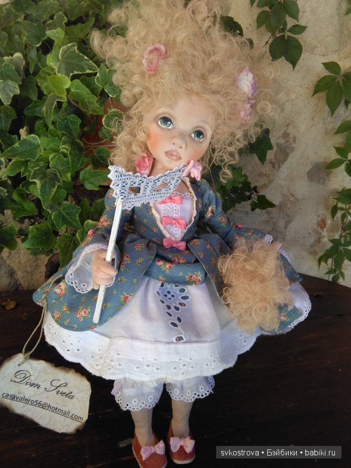 Текстильная кукла Генриетта