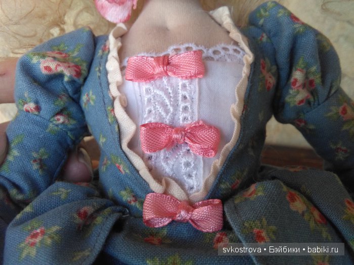 Текстильная кукла Генриетта (фото 4)