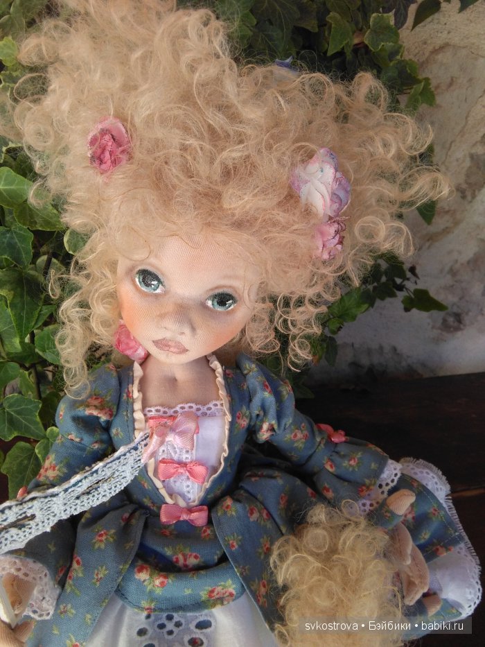 Текстильная кукла Генриетта (фото 3)