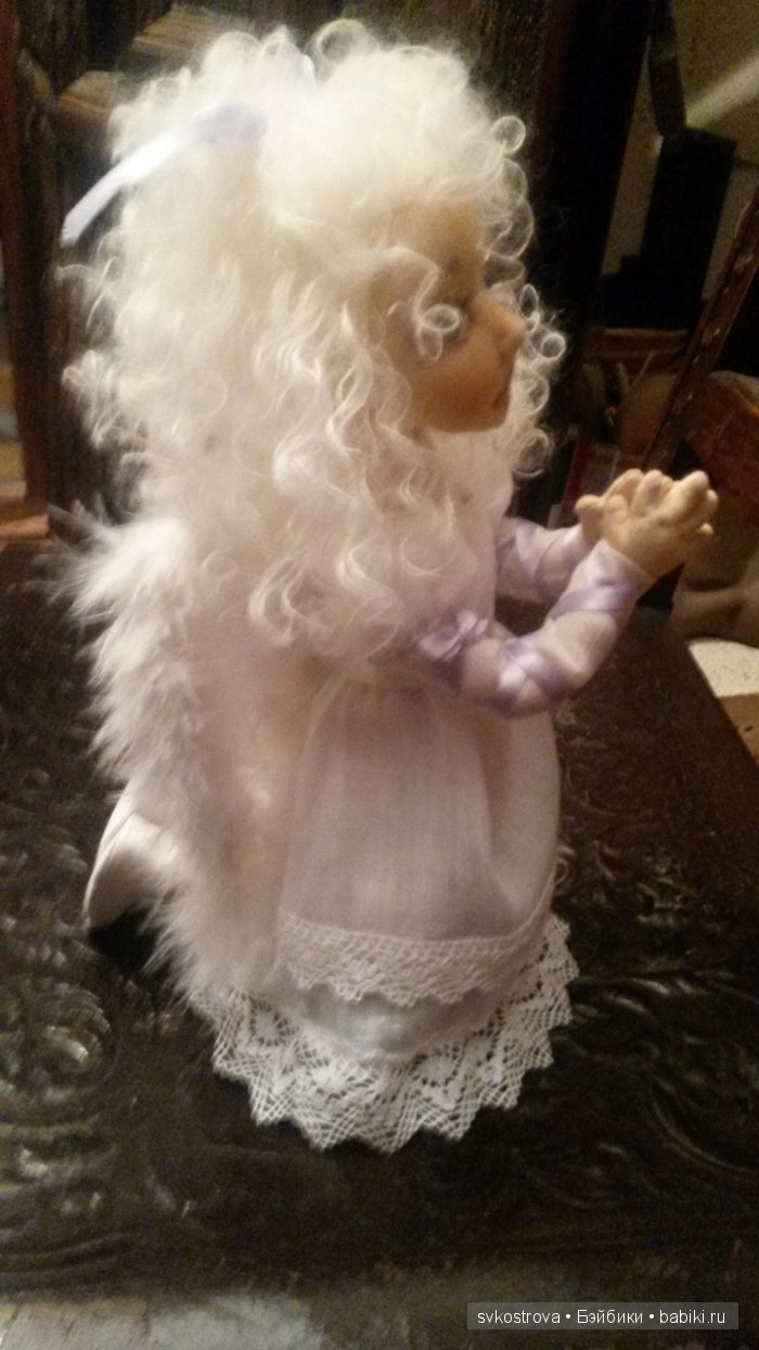Ангелина. Домашний ангел по имени Ангелина. Текстильная кукла (фото 2)
