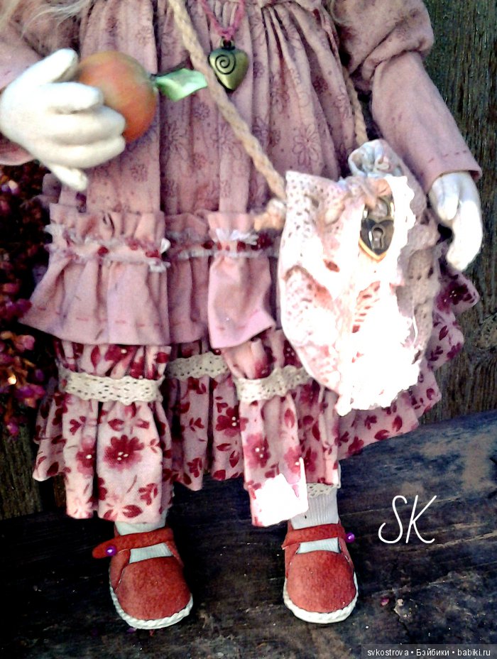 Текстильная кукла Милочка (фото 4)