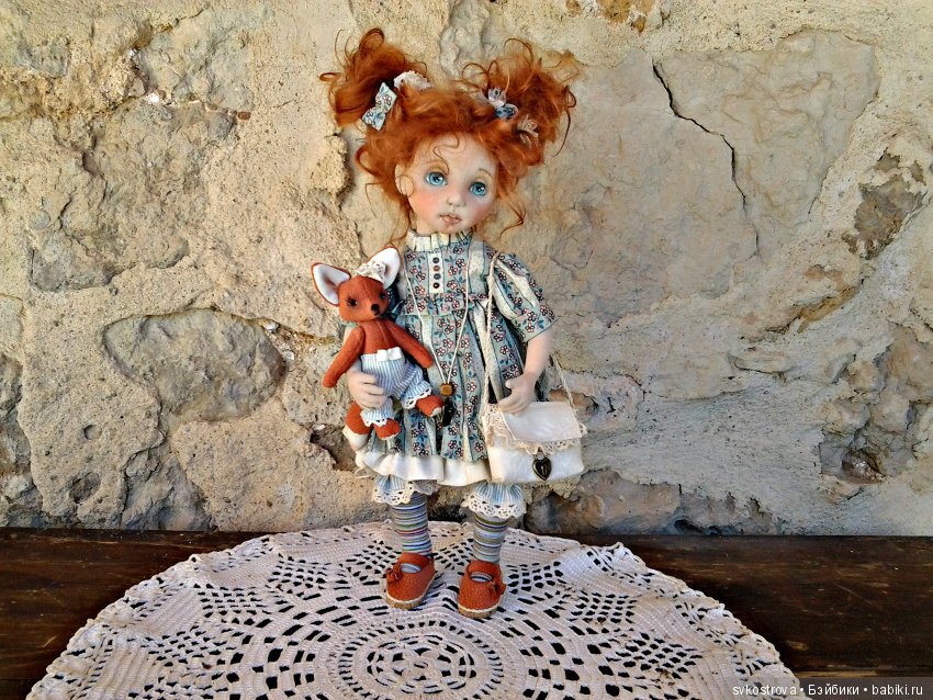 Текстильная девочка Хосетта