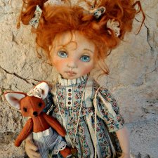 Текстильная девочка Хосетта