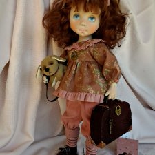 Юляшины каникулы. Моя новая текстильная кукла