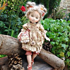 Моя новая текстильная кукла. Давайте вместе придумаем имя