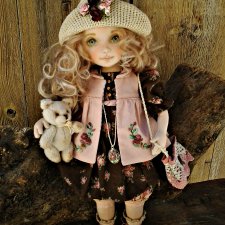 Бетти. Моя новая текстильная кукла