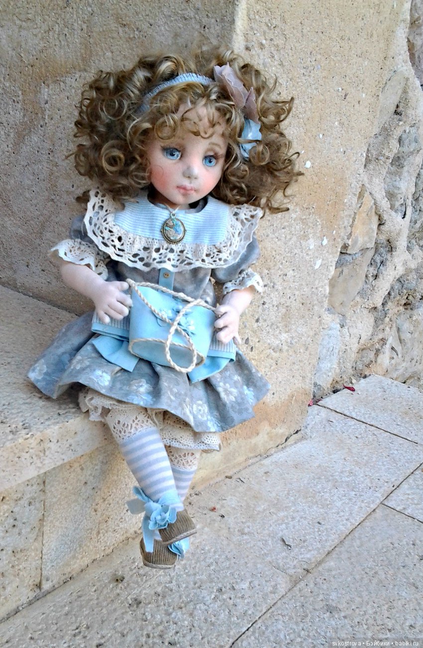 Кудряшка Лика — Авторские текстильные куклы: Вальдорфские (фото 3)