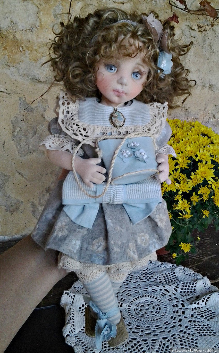 Кудряшка Лика — Авторские текстильные куклы: Вальдорфские (фото 2)
