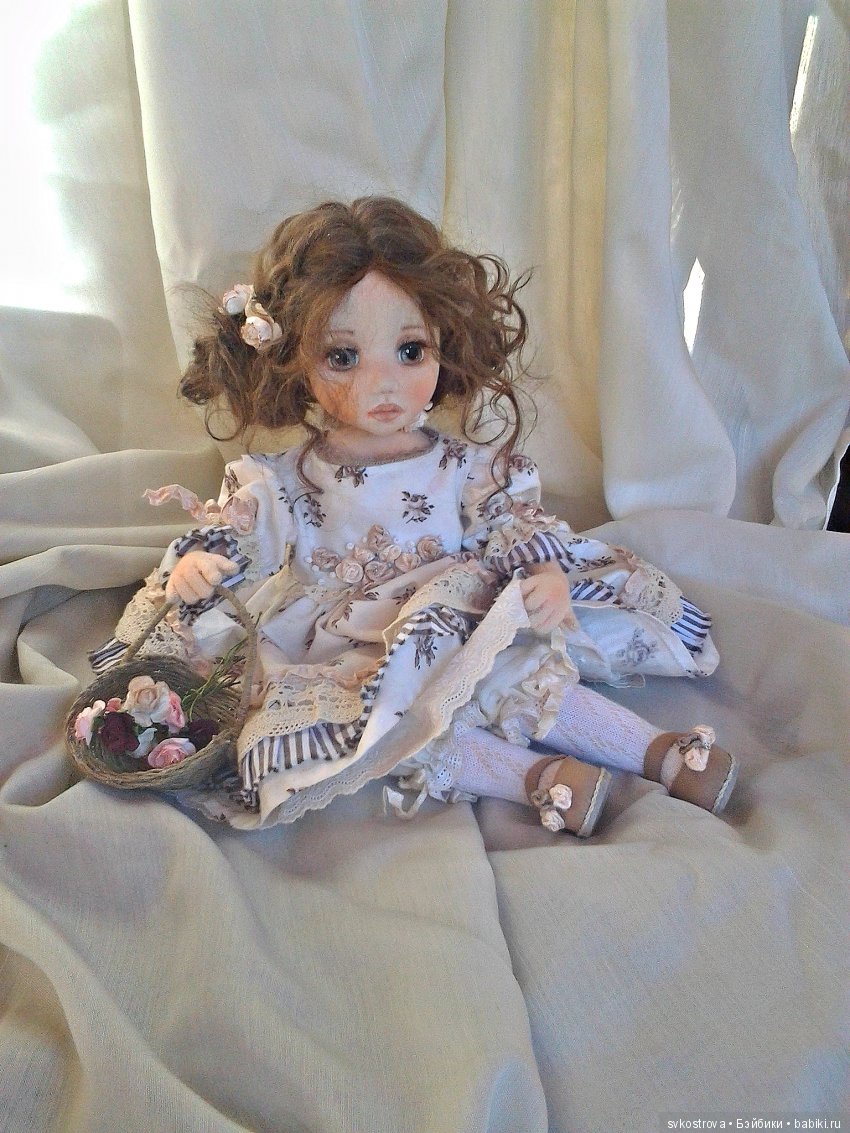 Текстильная кукла Николь — Авторские текстильные куклы: Вальдорфские