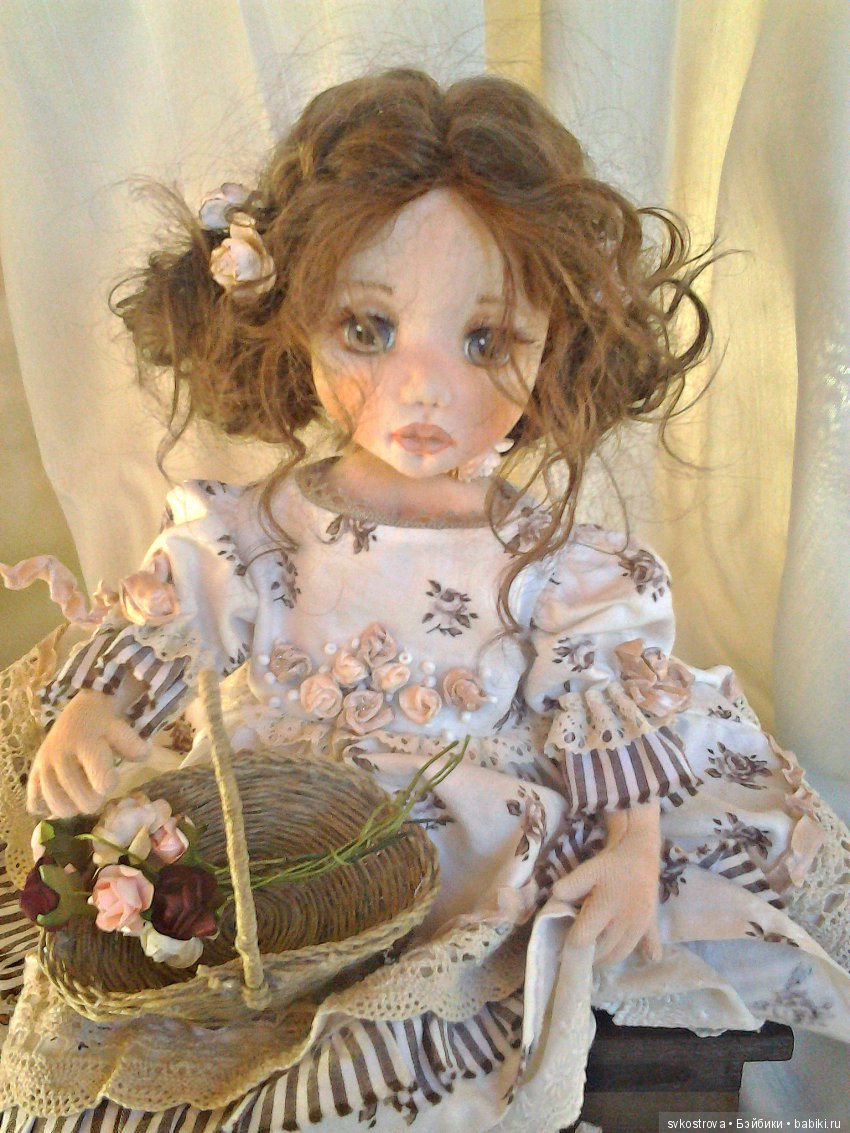 Текстильная кукла Николь — Авторские текстильные куклы: Вальдорфские (фото 4)