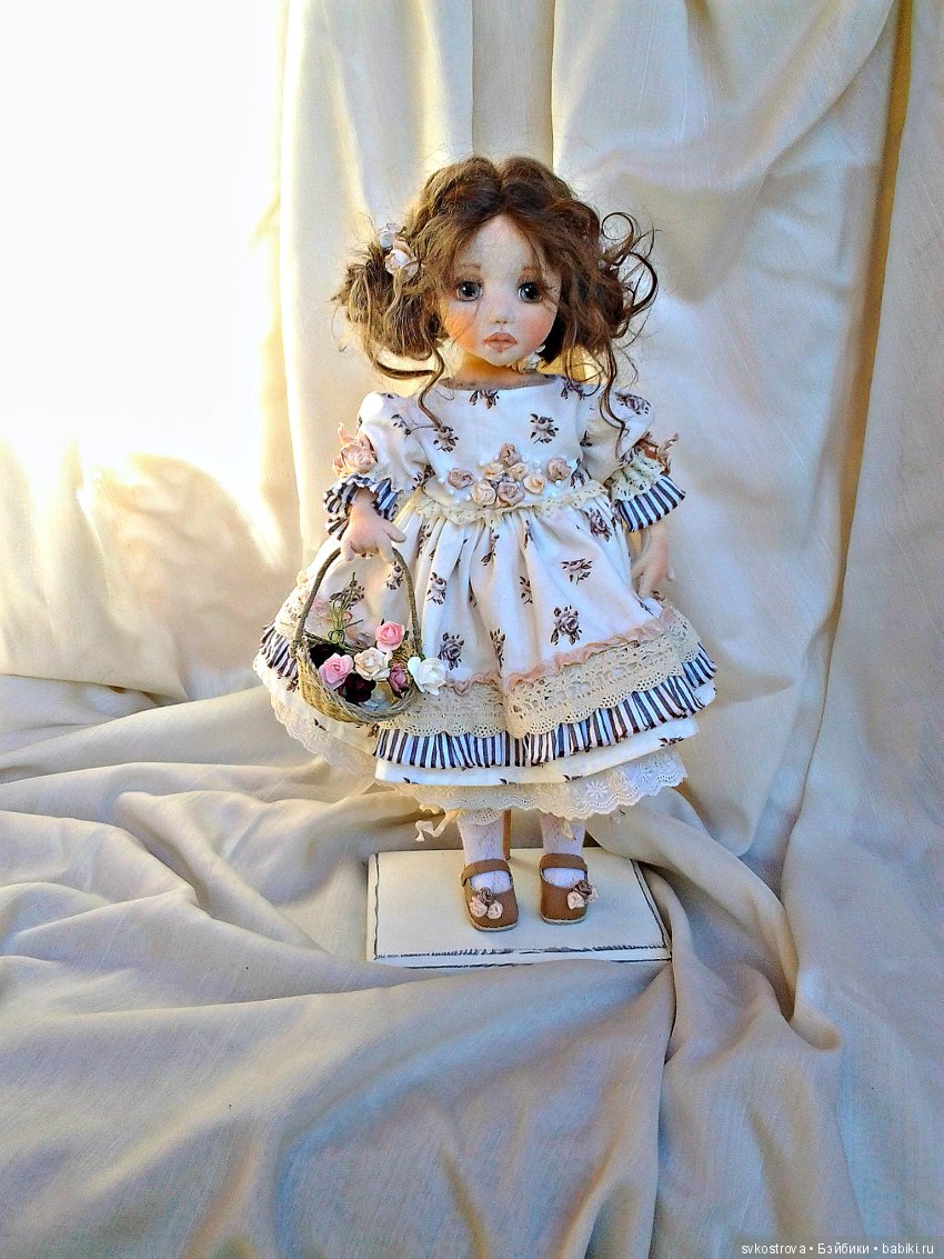 Текстильная кукла Николь — Авторские текстильные куклы: Вальдорфские (фото 2)