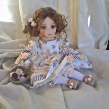 Текстильная кукла Николь