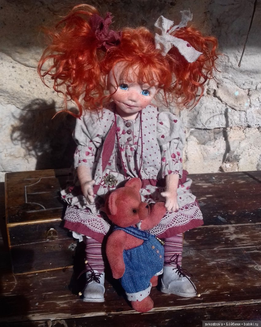 Пеппи. Текстильная кукла. Душа, завернутая в ткань (фото 2)