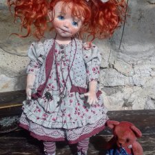 Пеппи. Текстильная кукла. Душа, завернутая в ткань