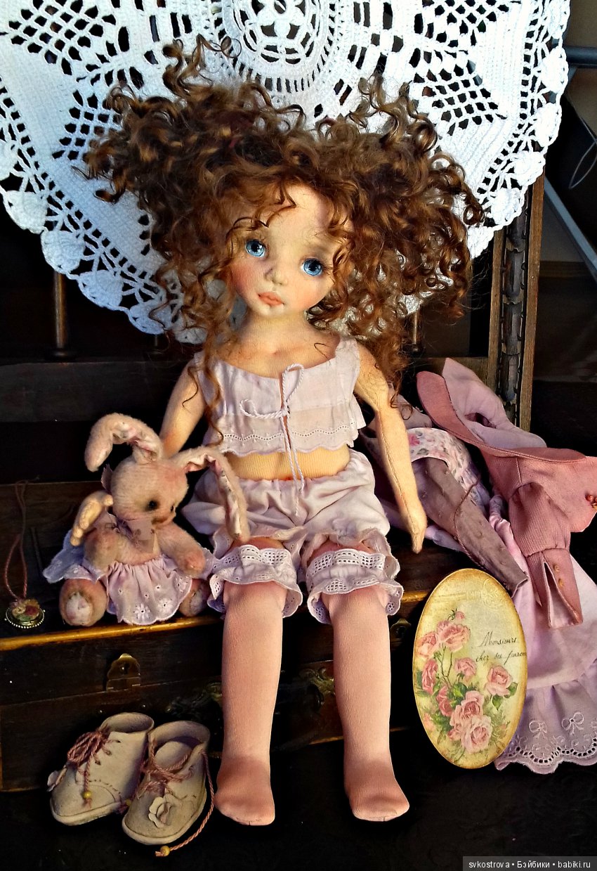 Мишель. Текстильная кукла (фото 7)