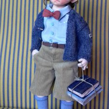 Интеллектуал Даниэль. Текстильная кукла