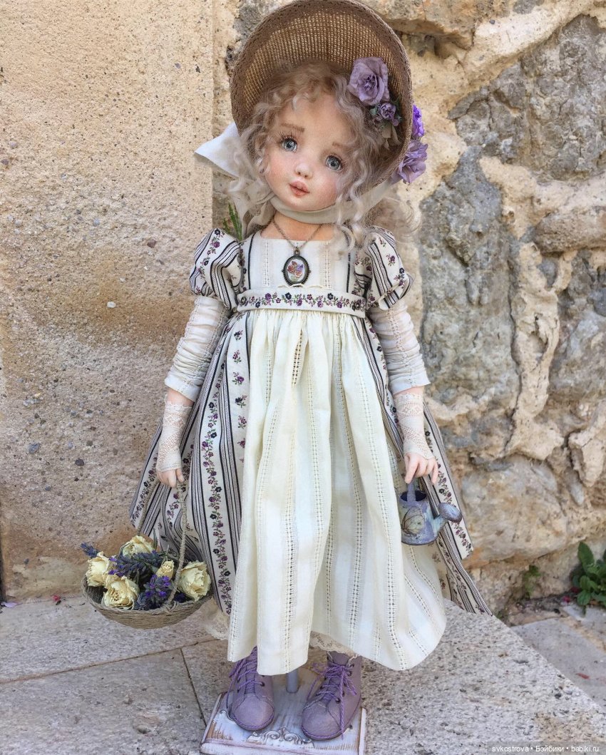 Текстильная кукла - душа, завернутая в ткань. Виолетта