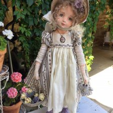 Текстильная кукла - душа, завернутая в ткань. Виолетта