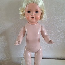 Композитная кукла военных лет.