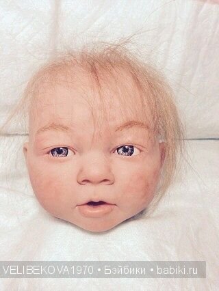 Фото после росписи.Начинаем прошивать волосики