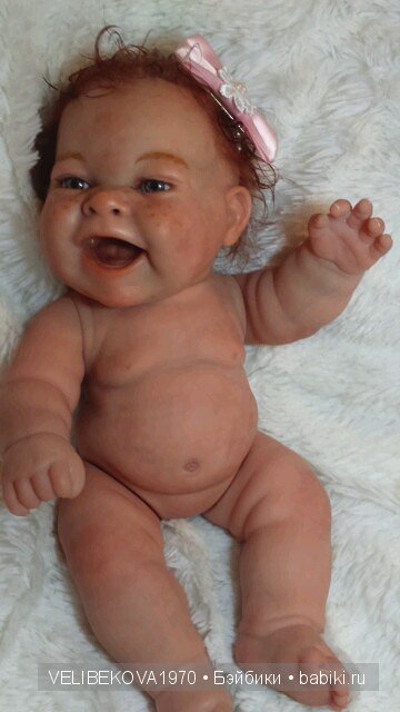 Рыжая улыбашка Лола — Куклы Berenguer (Беренджер): пупсы La Newborn (фото 3)