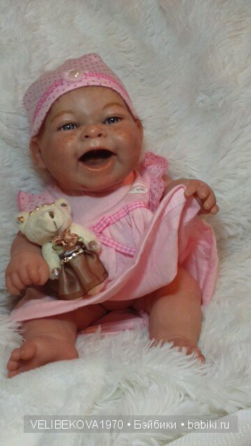 Рыжая улыбашка Лола — Куклы Berenguer (Беренджер): пупсы La Newborn (фото 4)