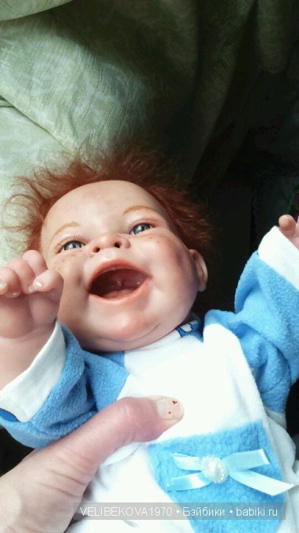 Рыжая улыбашка Лола — Куклы Berenguer (Беренджер): пупсы La Newborn (фото 8)