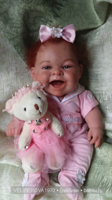 Рыжая улыбашка Лола — Куклы Berenguer (Беренджер): пупсы La Newborn (фото 7)