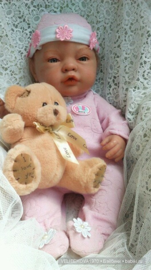 Беренжер-Реборн Полюшка — Куклы Berenguer (Беренджер): пупсы La Newborn (фото 8)