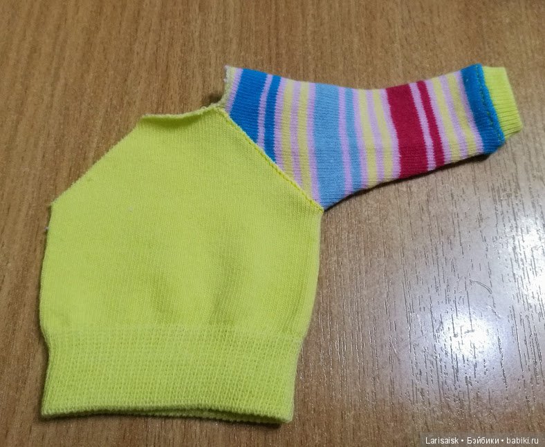 Носочное помешательство, или МК как я шью куклам из носков. Продолжение. Реглан-реглан-реглан