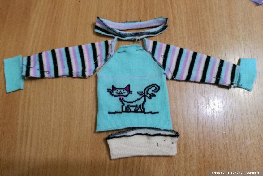 Носочное помешательство, или МК как я шью куклам из носков. Продолжение. Реглан-реглан-реглан