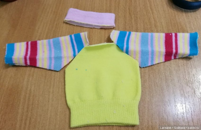 Носочное помешательство, или МК как я шью куклам из носков. Продолжение. Реглан-реглан-реглан (фото 10)