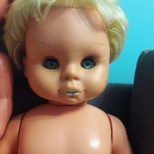 Почернение на макушке у куклы ГДР, поможет ли трепанация