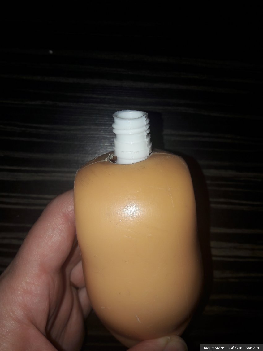 ремонт шейного крепления у куклы