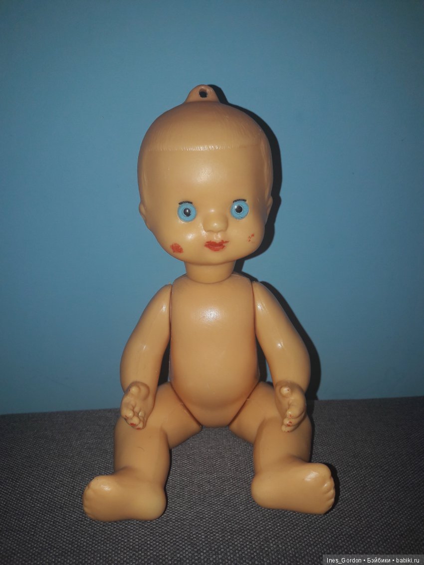 ремонт шейного крепления у куклы