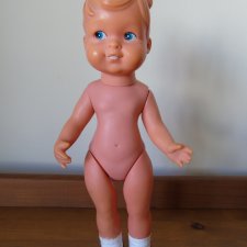 Редкая рельефная кукла ГДР