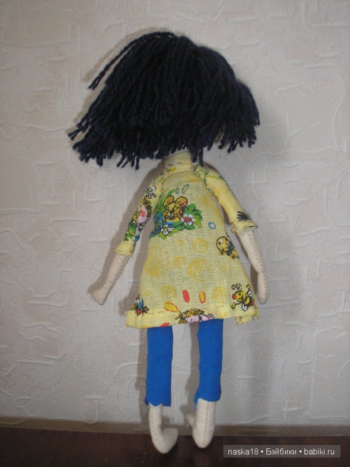 Что я сделала для своей дочки. Авторская текстильная кукла