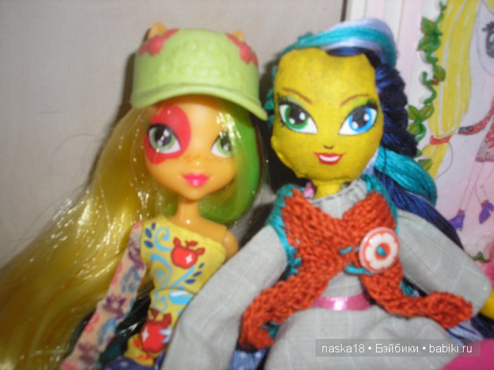 Что я сделала для своей дочки. Авторская текстильная кукла (фото 2)