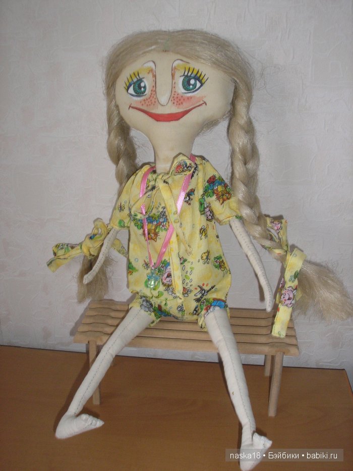 Две весёлые текстильные девчёнки (фото 10)